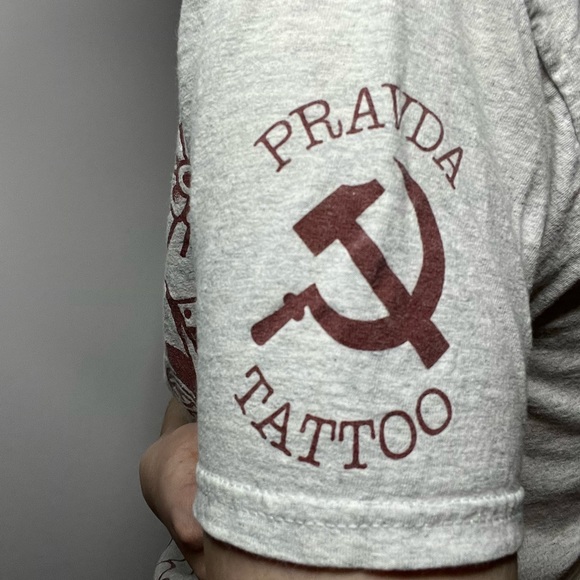 Pravda Tattoo Shirt men’s/unisex medium - Picture 3 of 3